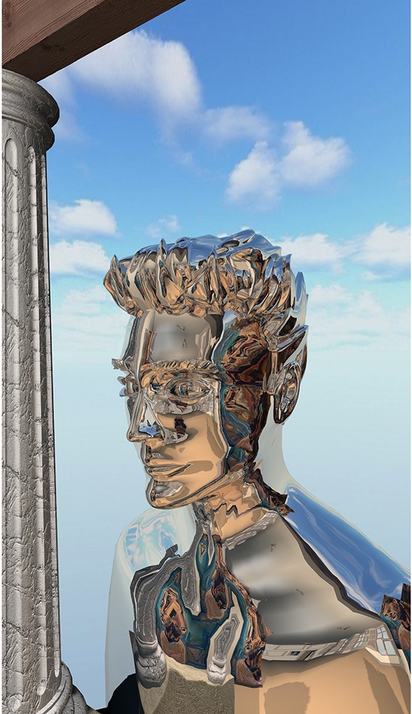 Upon Reflection, a giclee print of a digital image by Rupert Nesbitt